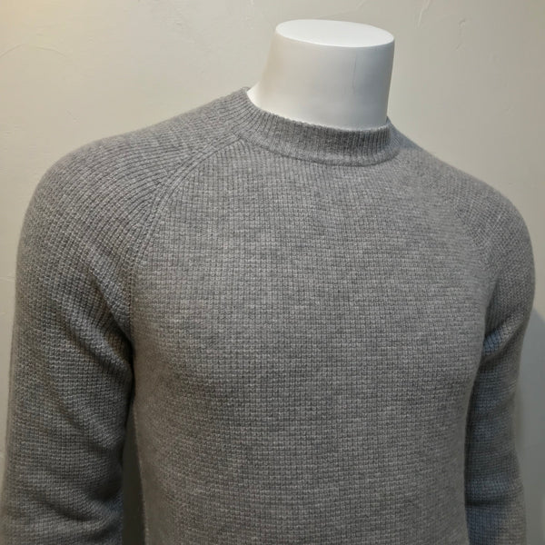 Naadam | Waffle Stitch Raglan Crew Neck Pullover