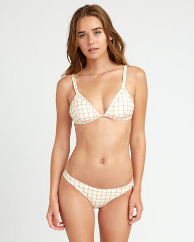 RVCA | KLW Grid Medium Bikini Top